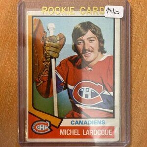 1974-75 O-Pee-Chee #297 Michel Larocque RC Montreal Canadiens